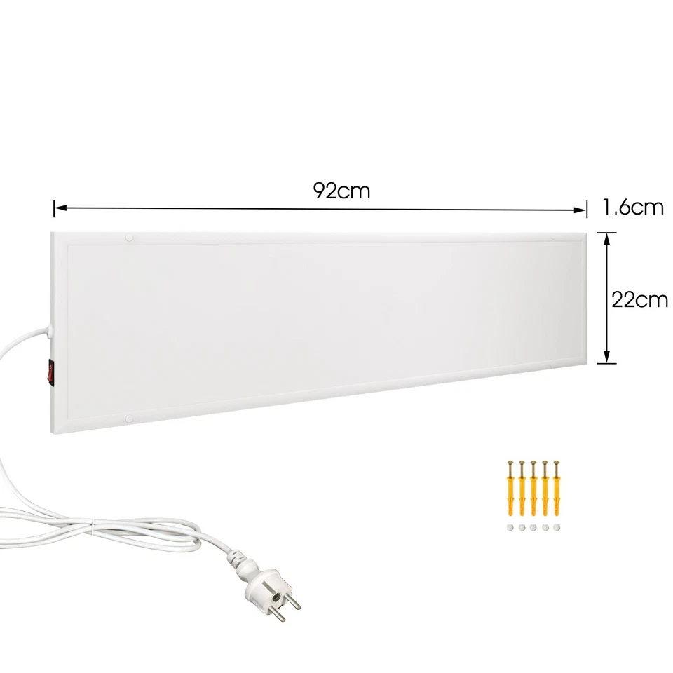 160W Infrarotheizung Infrarot Heizung Heizkörper Wand Heizpaneel Elektroheizung - Bild 2 von 4