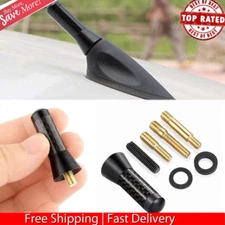 BLACK Shark Fin Car Roof Antenna Radio FM/AM Signal Aerial Accessories DURABLE