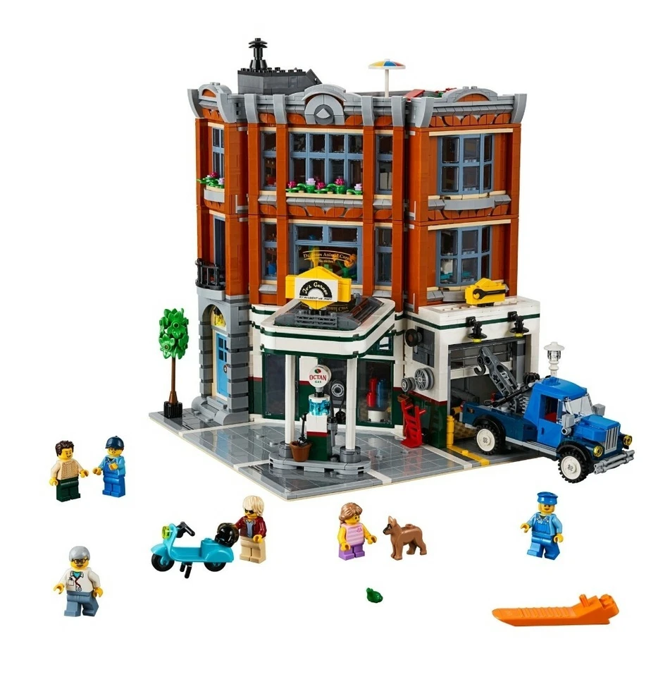 LEGO 10264 Esquina Garaje Retirado Modular Nueva Caja Esquina Set Sellado Ciudad Edificio Foto 2 de 4