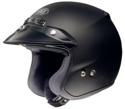 CASCO MOTO/SCOOTER JET SHOEI IN FIBRA RJ PLATINIUM-R NERO OPACO | eBay