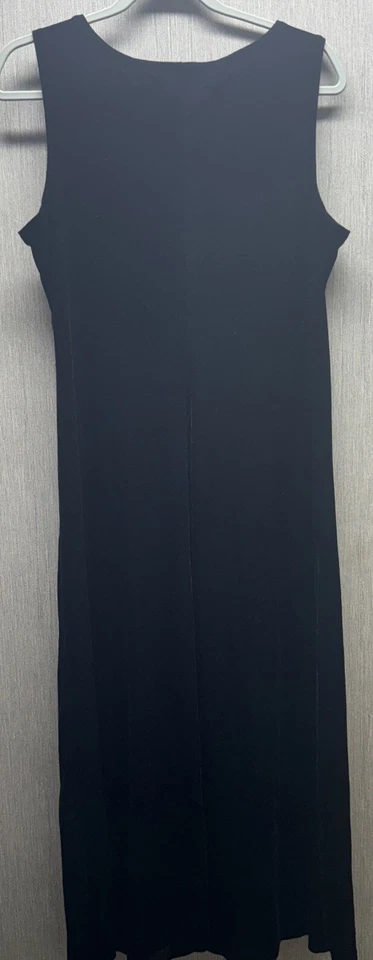 Maxi Vestido Molly Malloy Terciopelo Para Mujer Talla 14 Negro Elastizado Terciopelo Noche Formal Foto 2 de 4