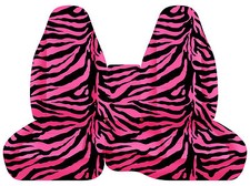 Fits 2004-2012 Ford Ranger - Car Seat Covers - 60-40 Seats Zebra Design