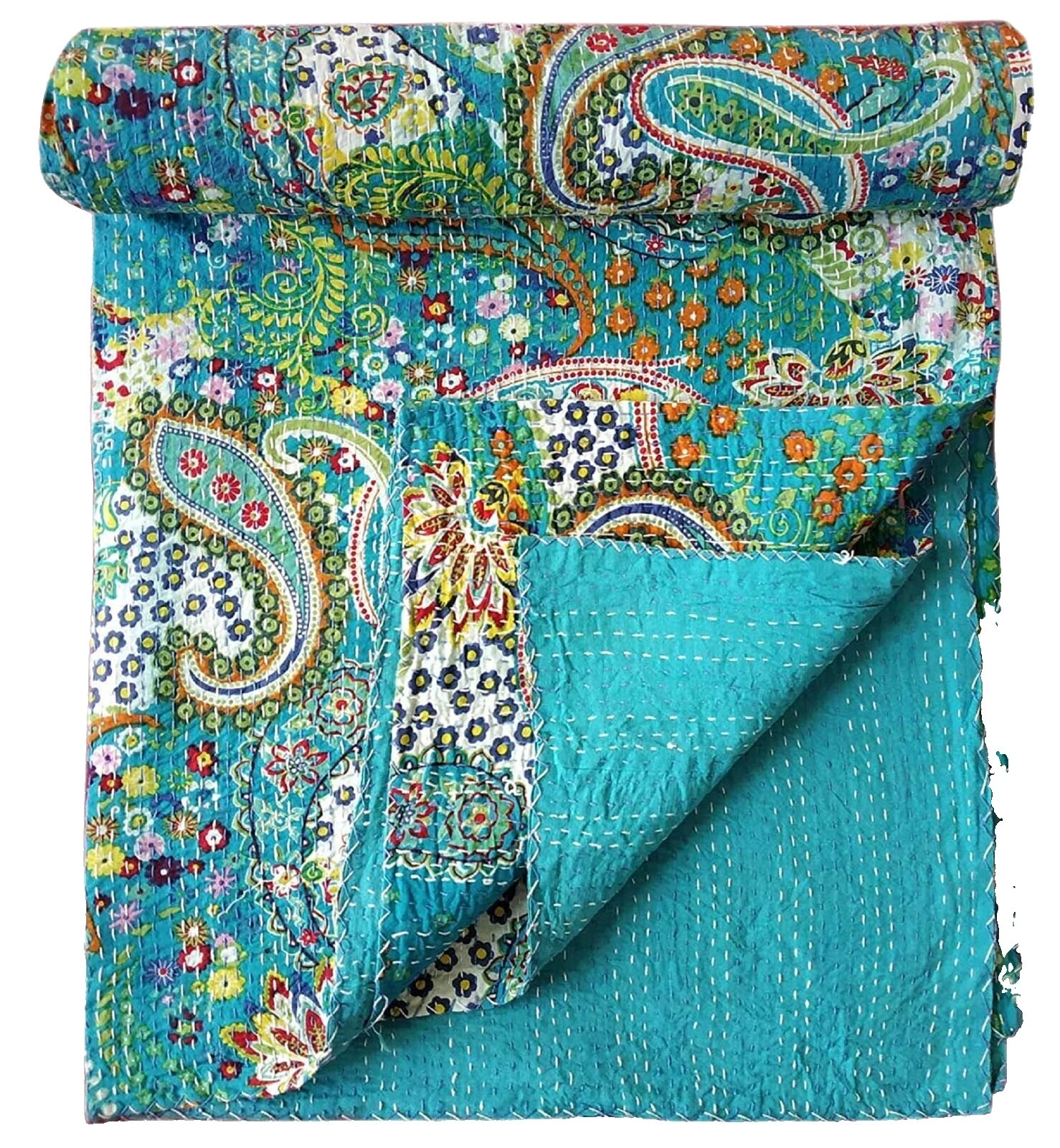 Art Deco Paisley Colchas