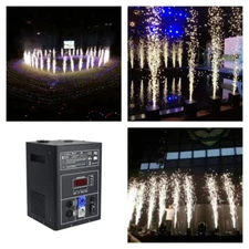 600W black Cold Spark Machine titanium powder firework machine remote dmx spark