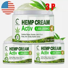 Hemp Pain Relief Cream 1,500,000mg For Massage to Relieve Back/Neck/Joint Pain
