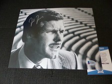 TED TURNER CNN signed autograph on 20x25 cm photo in person BECKETT COA