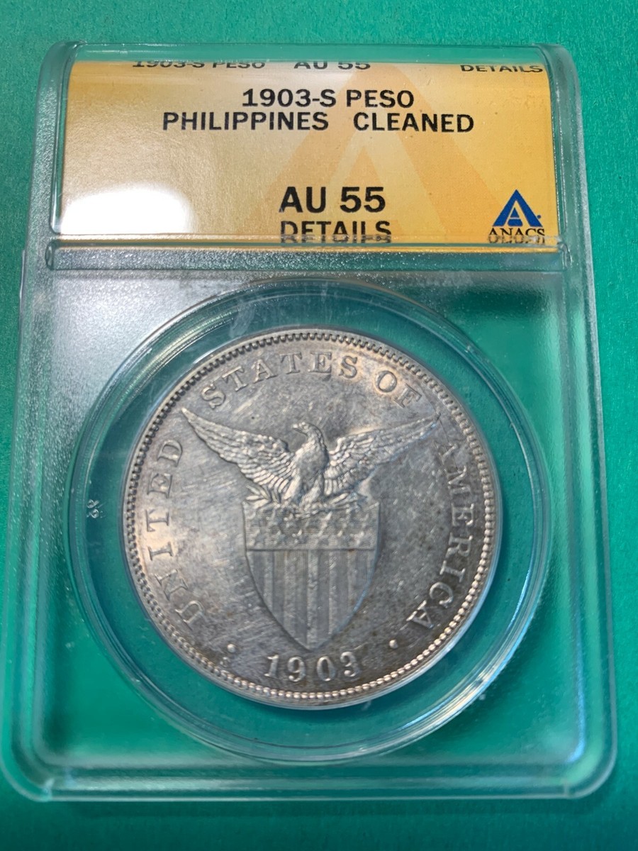 1903年 アメリカ合衆国 フィリピンペソ NGC AU DETAILS 1903年 アメリカ合衆国 フィリピンペソ NGC AU DETAILS - メルカリ