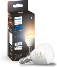 Philips Hue Smart Weiß Ambiente LED Leuchtmittel E14 Einzelpack 470lm Dimmbar