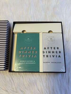 After Dinner Trivia Card Game 100 Questions Brand New