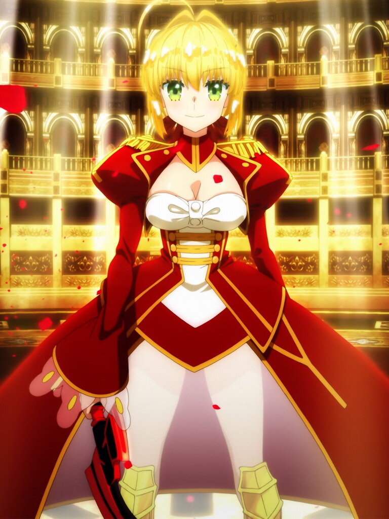 V7358 Fate Extra Last Encore Saber Hot Girl Anime Manga Art WALL