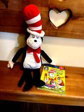 Dr. Seuss Cat In The Hat 22" Plush Kohl's Cares  "Cooking w/ the Cat" SC Book
