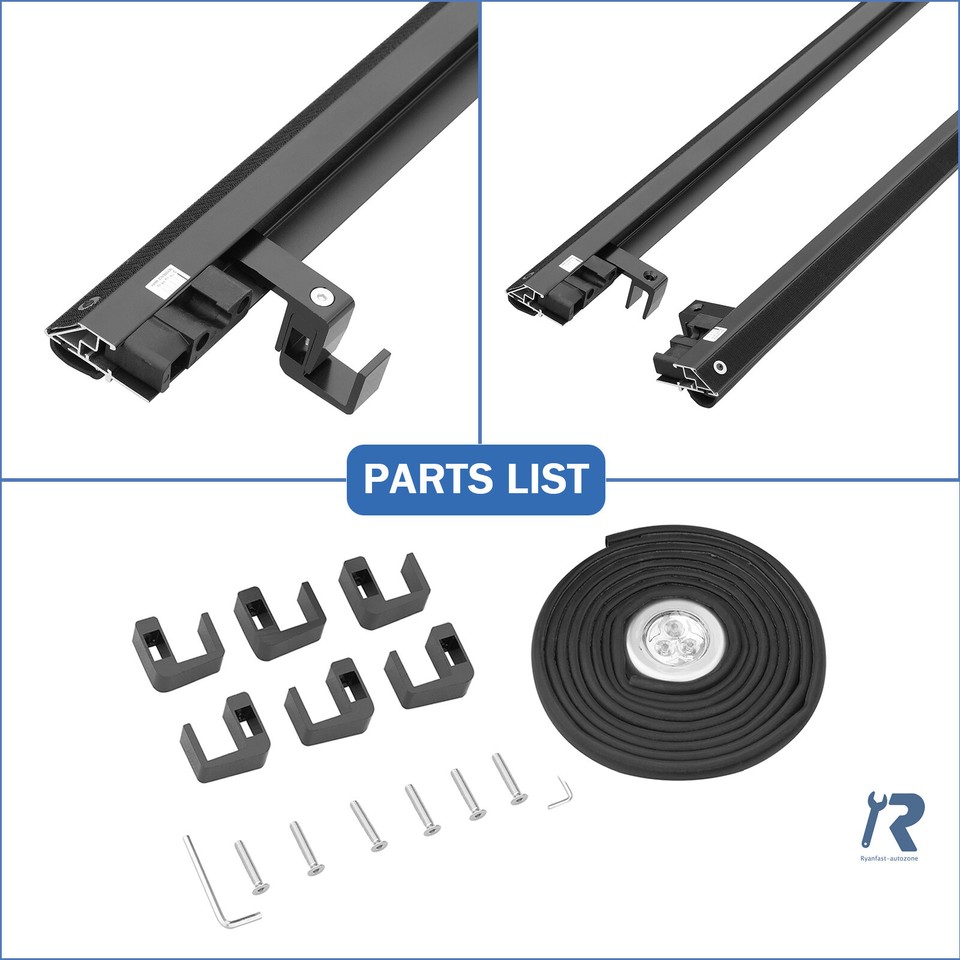 Roll Up Low Profile Tonneau Cover 6FT Truck Bed fit for Ford Ranger