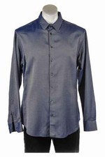 Proper Cloth Men Tops Dress Shirts N/A Blue N/A