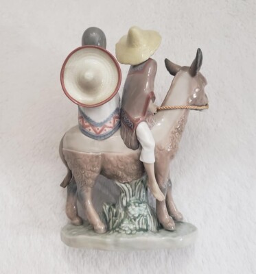 Vintage Lladro 5354 Ride in the Country Porcelain Figure Vintage Lladro 5354 Ride in the Country Porcelain Figure