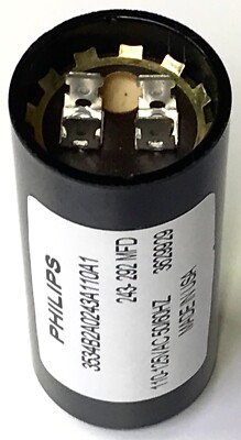 Philips 3534B2A0243A110A1, 243-292MFD, 110-125VAC 50/60HZ, 3629929, 292UF/125VAC
