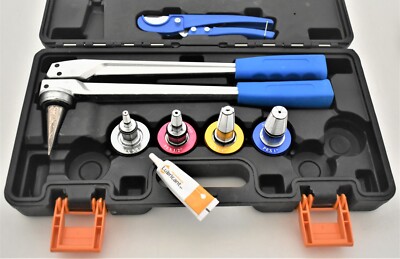 New IBOSAD Manual PEX Pipe Expander Heads Tool Kit  3/8, 1/2 , 3/4 , 1 
