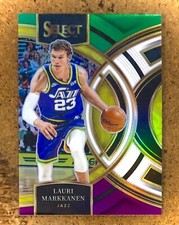 2023-24 Panini Select Premier Green/White/Purple Prizm Lauri Markkanen #182