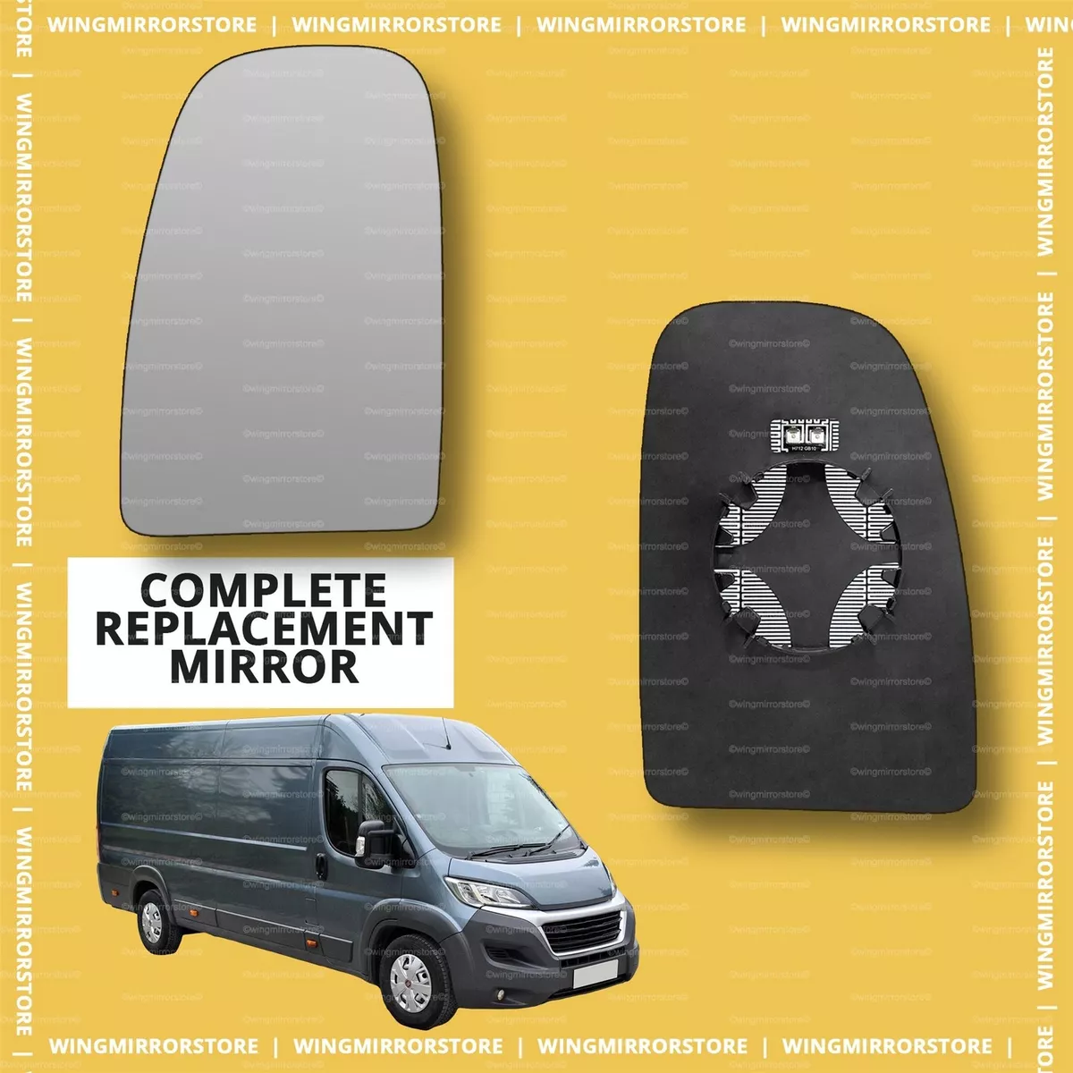 Fiat ducato wing mirror glass replacement deals