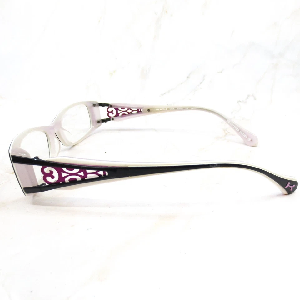 Marco de gafas Koali K6463K para mujer pulido negro borde completo rectangular 50-16-135 Foto 3 de 4