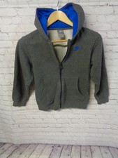  Nike Sportswear Kids Boys Full Zip Hoodie Gray Casual Size M 10-12 