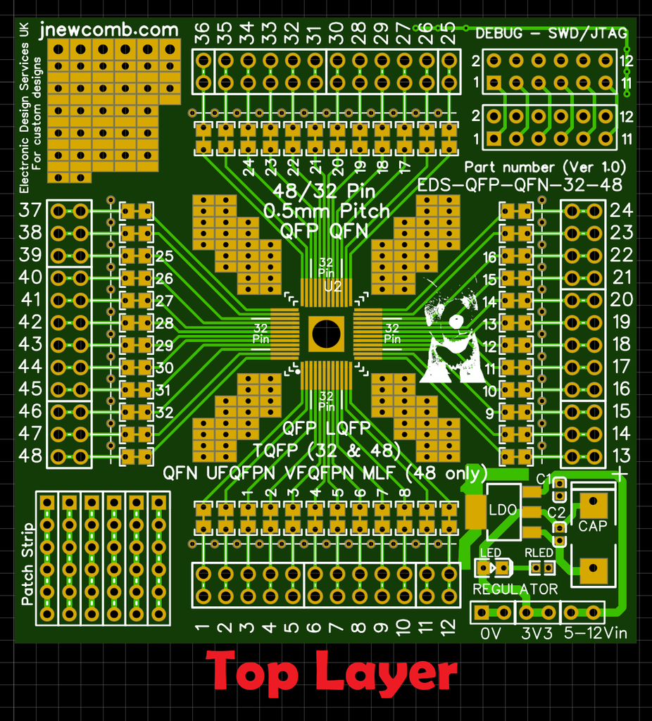 How to use TQFP 48 breakout boards? - Page 1