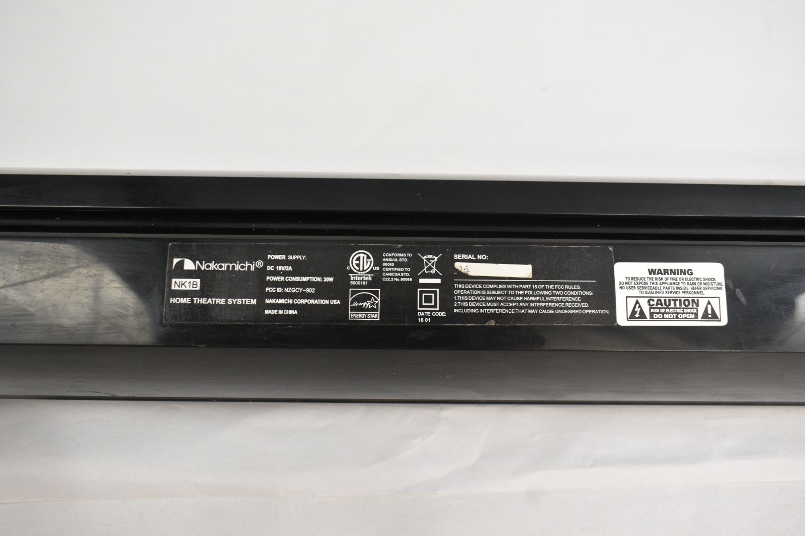 Nakamichi NK1B 32" Home Theater 2.0 Channel Bluetooth Surround Sound Bar