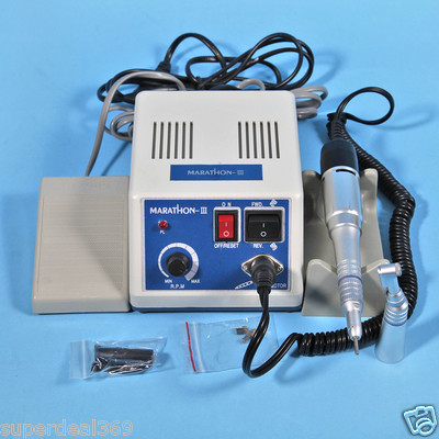 Dental Lab Marathon Polisher Electric Micro Motor N3 + Angle Nose Cone Handpiece