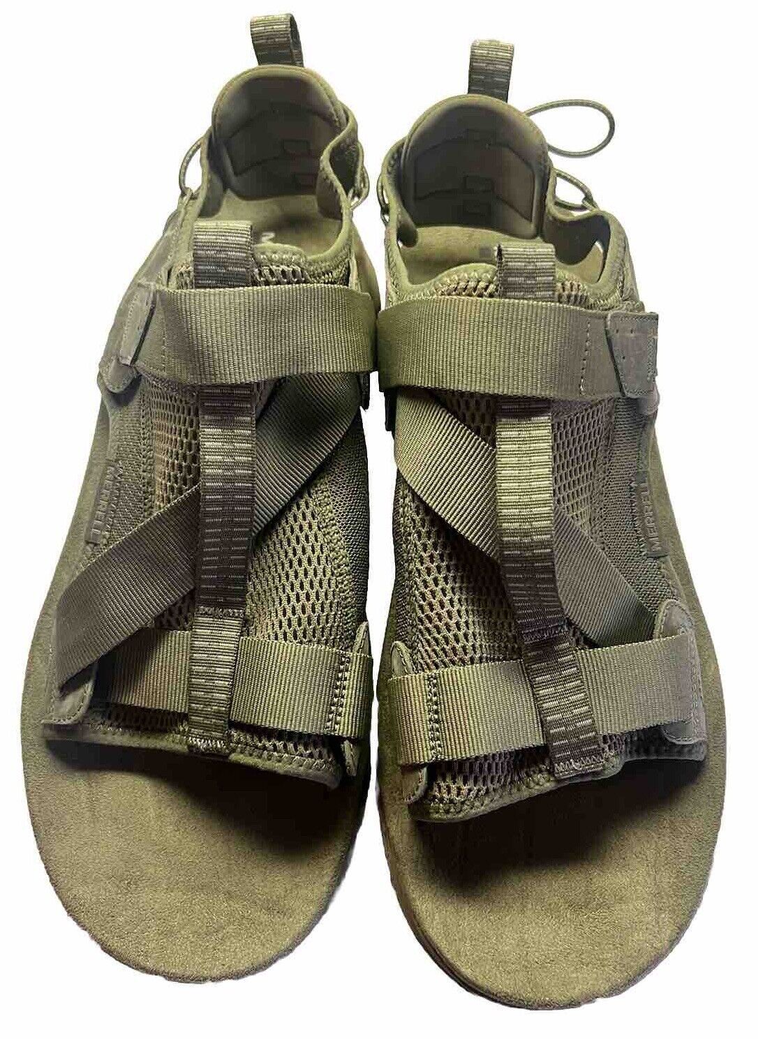 Sandali da uomo Merrell 1TRL Speed Fusion Convert Trail taglia 14 verde esercito NUOVI