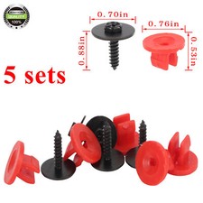 NEW Under Engine Shield Deflector 5 Nuts Screws for 2010-2020 Ford Focus Escape