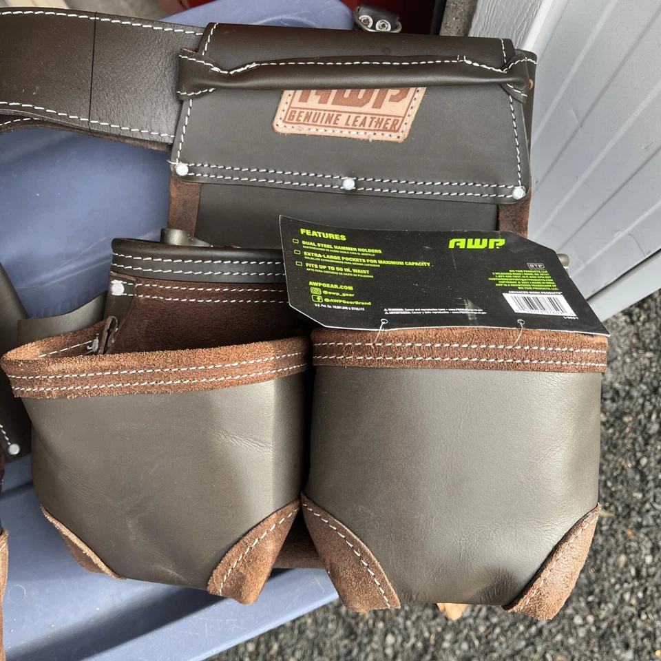 AWP TrapJaw Oil-Tan Leather Tool Rig (L-903-1) , Brown BRAND NEW - Image 3 of 4