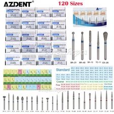 AZDENT Dental Diamond Burs Drills FG Burs for High Speed Handpiece