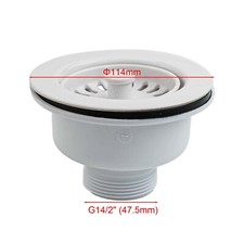 Classic Stainless Steel Kitchen Sink Waste Kit Convenient and Reliable