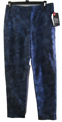 NWT Under Armour Boys Match Play Printed Golf Pants 18 Academy MSRP$70