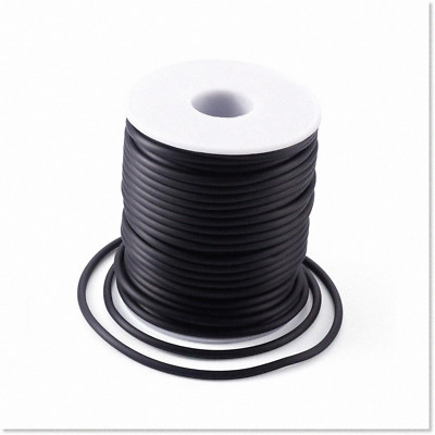 27.34 Yards 3mm Hollow Pipe Tubing Rubber Cord with 1.5mm Hole - High-Quality fo