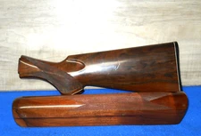 High Standard SHADOW  12GA GLOSS CHECKERED WOOD STOCK & FOREND SET    #TJ2758