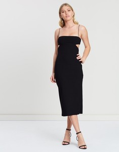 bec and bridge belle cut out midi dress