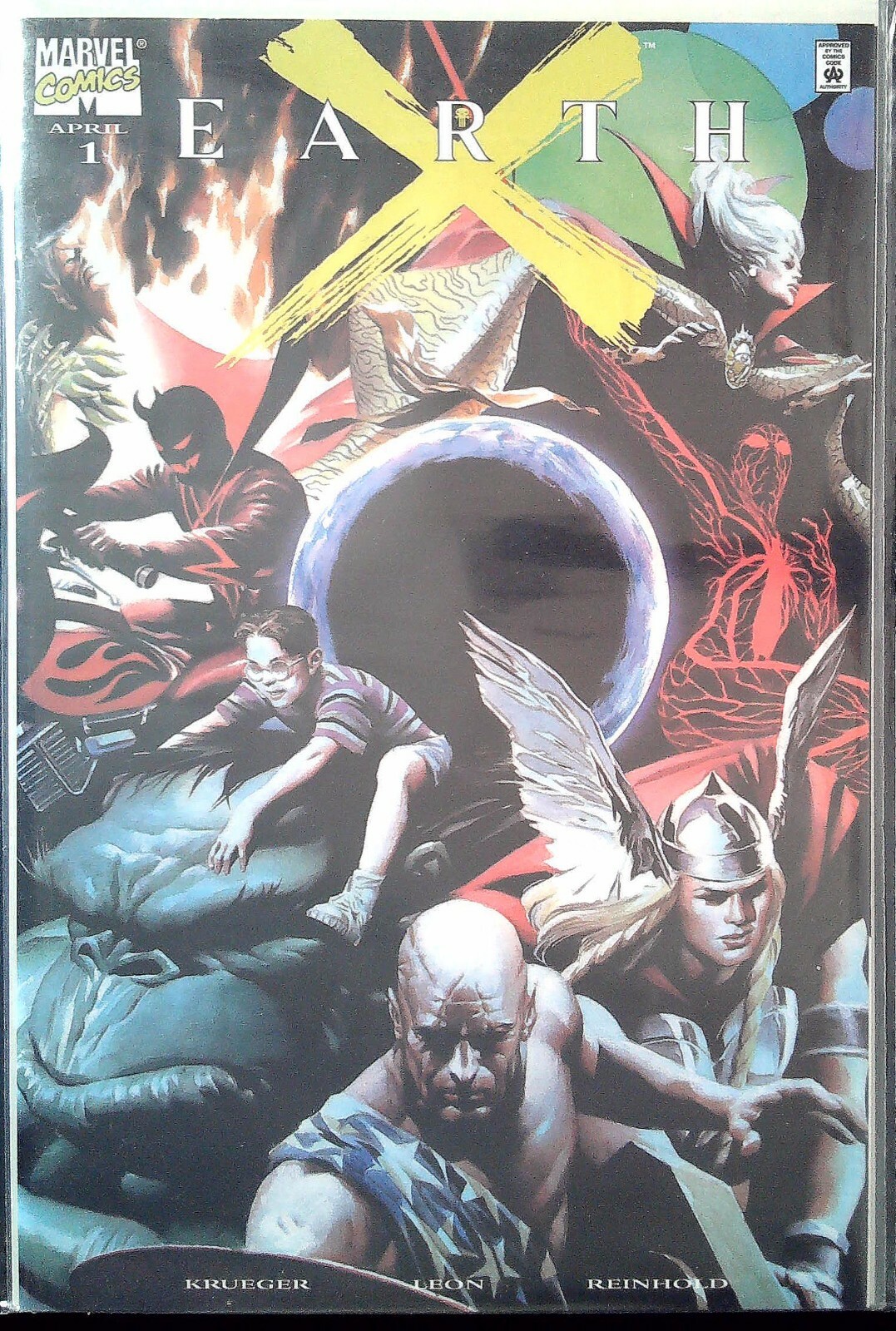 EARTH X #1 - Dynamic Forces Exclusive Alternate Variant - Back Issue