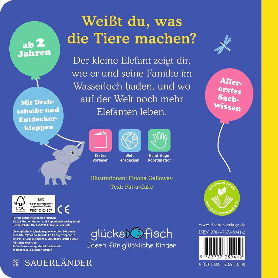 Thumbnail - Glücksfisch: Weißt Du, Was Die Tiere Machen? Kleiner Elefant