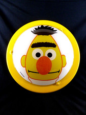 Ernie & Bert Sesamstra&szlig;e Wandlampe Lampe Muppets Glas Metall Kinder Sammler