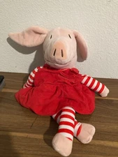 Zoobies Olivia Pajama Bag Zippered Plush Soft Stuffed Animal 18" Bag Toy