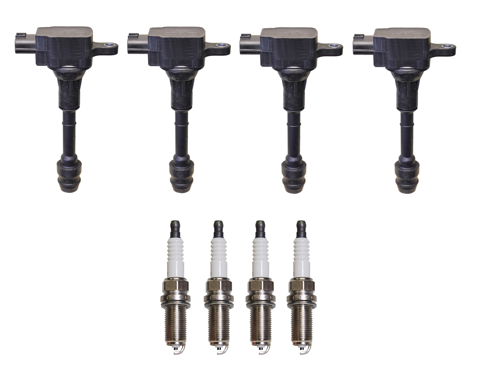 Denso 4 Ignition Coils  4 U-Groove Design Spark Plugs 0.044 Kit For Nissan 2.5L