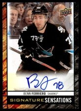 2012-13 Upper Deck Signature Sensations Benn Ferriero Auto