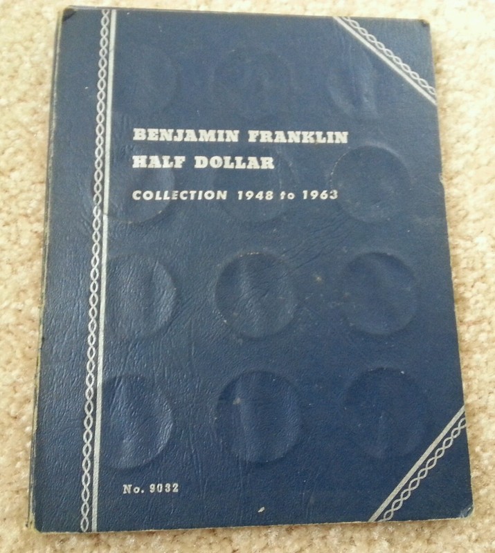 FRANKLIN HALF DOLLAR 1948-1964 COMPLETE 35 SILVER COIN SET,CIRCULATED P,S,D