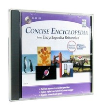 Encyclopedia Britannica Concise Edition 2004 CD Jewel Case Webster Dectionary