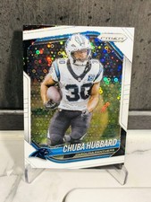 Chuba Hubbard White Disco Prizm Panini Prizm 2025 Panthers
