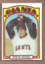 1972 Topps #327 STEVE STONE ROOKIE RC **CENTERED** NEAR MINT CONDITION
