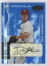 2003 Leaf Certified Materials Mirror Blue Signatures 4/50 Dan Haren Auto 1f1