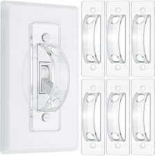 6 Pack Light Switch Guard Cover Light Switch Blocker Child Proof NEW