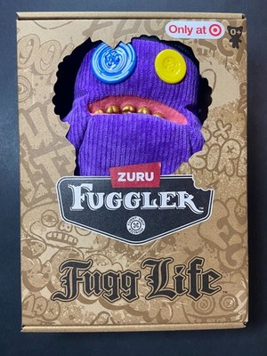 Fuggler Funny Ugly Monster FUGG LIFE SASQUOOSH Purple 9  Plush Zuru NEW