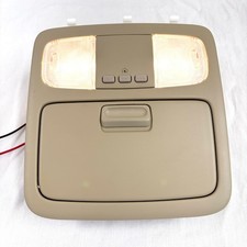 2002-2006 Toyota Camry Dome Light Map Console W Homelink Oem Beige Tan